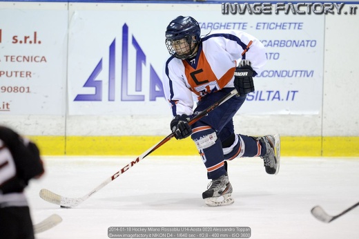 2014-01-18 Hockey Milano Rossoblu U14-Aosta 0020 Alessandro Toppan